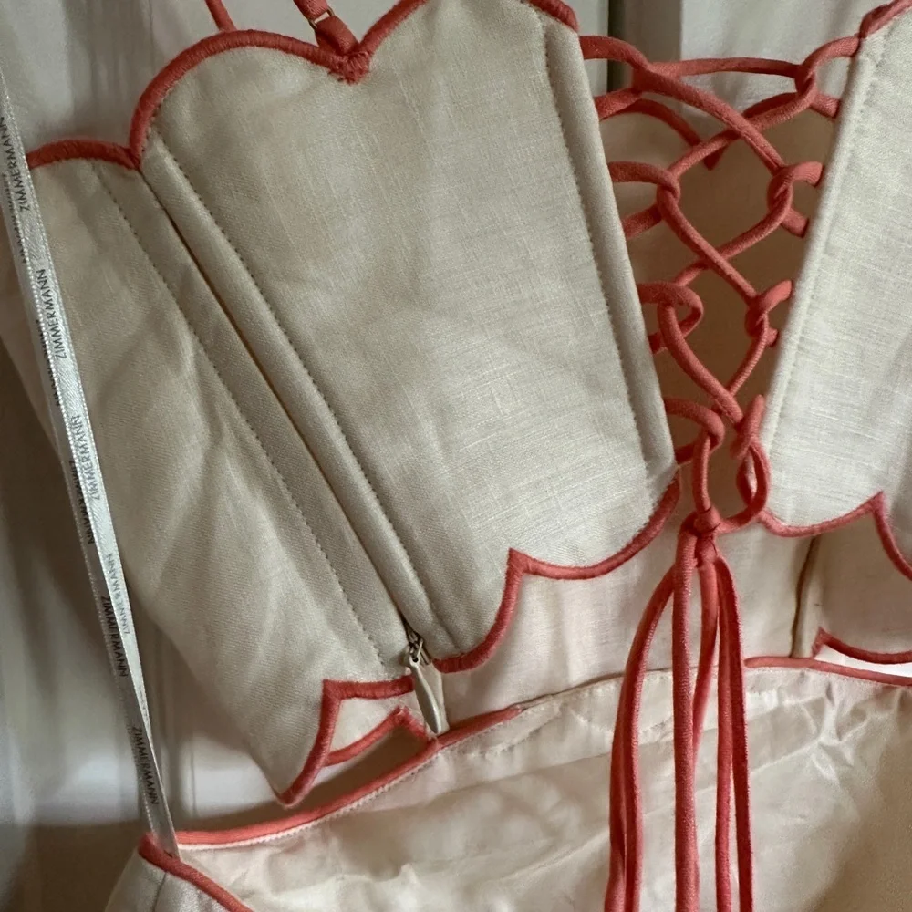 SOLD Zimmermann Devi Midi Linen Dress - size 0 | XS-S - Picture 8 of 15